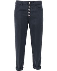 Dondup - Buttoned High-Waist Pants - Lyst
