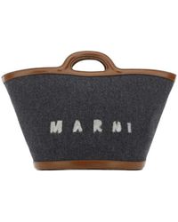 Marni - Tropicalia Logo Detailed Small Shoulder Bag - Lyst