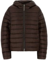 Jil Sander - Quilted Hooded Drawstring Down Jacket - Lyst