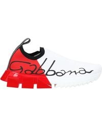Dolce & Gabbana - Letter Print Sneakers - Lyst