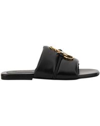 JW Anderson - Jw Anderson Jw Anchor Plaque Slip-On Sandals - Lyst
