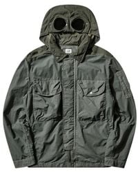 C.P. Company - Flatt Nylon Goggle Hooded Jacket - Lyst