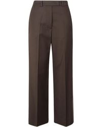 Frankie Shop - Brickell Flannel Belt Loops Trousers - Lyst