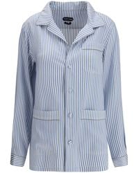 Tom Ford - Striped Silk Shirt - Lyst