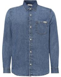 Calvin Klein - Denim Button-Up Shirt - Lyst