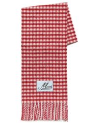 Marni - Double Check Wool And Mohair And Scarf - Lyst