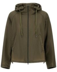 Herno - Shiny Tech Crinkle Jacket<Br - Lyst