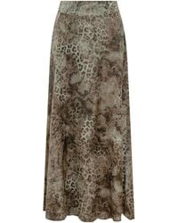 Ba&sh - Ciria Printed Maxi Skirt - Lyst