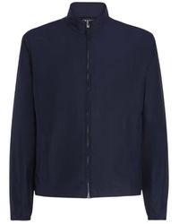 ZEGNA - High-Neck Zipped Jacket - Lyst