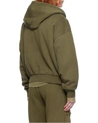 Entire studios - Thermal Zip-Up Hoodie - Lyst