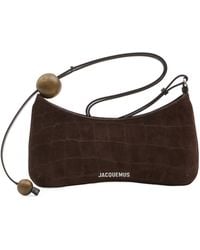 Jacquemus - Logo Lettering Le Bisou Perle Shoulder Bag - Lyst