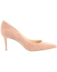 Gianvito Rossi - Logo High Heels - Lyst