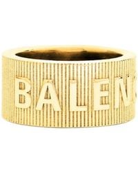 Balenciaga - Logo Ring - Lyst