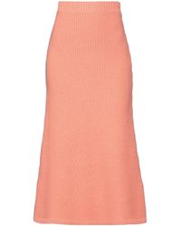 Chloé - Plain Colour Midi Skirts - Lyst