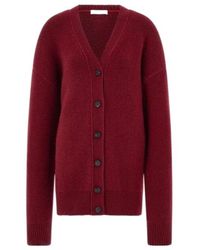 Ferragamo - Ferragamo V-Neck Buttoned Knitted Cardigan - Lyst