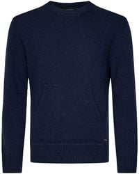 DSquared² - Logo Plaque Crewneck Knitted Jumper - Lyst