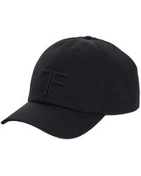 Tom Ford - Logo-Embroidered Curved Peak Baseball Cap - Lyst