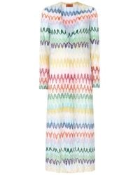 Missoni - Long Zig Zag Lace Cardigan - Lyst