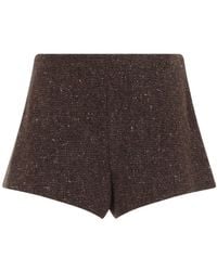 Ralph Lauren - Slim Tweed Shorts - Lyst