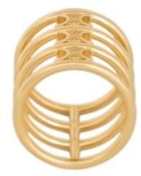 Celine - Triomphe Cage Ring - Lyst