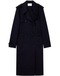 Stella McCartney - Double-Breasted Belted Trench Coat - Lyst