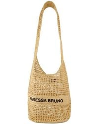 Vanessa Bruno - Raffia Shoulder Bag - Lyst