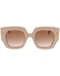 Loewe - Square Frame Sunglasses - Lyst