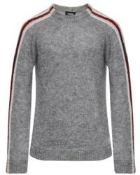 DSquared² - Side-Stripe Raglan-Sleeve Sweater - Lyst