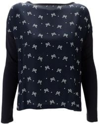 Weekend by Maxmara - Round-Neck Long-Sleeved Pullover - Lyst