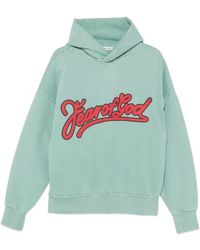 Fear Of God - Logo Detailed Long Sleeve Hoodie - Lyst