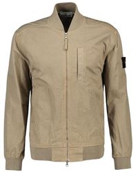 Stone Island - Compass-Logo Patch Bomber Jacket - Lyst