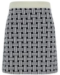 KENZO - Weave Mini Skirt - Lyst