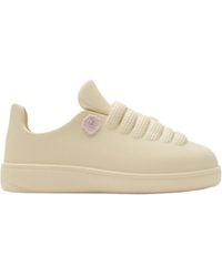 Burberry - Bubble Flower Embellished Lace-Up Sneakers - Lyst