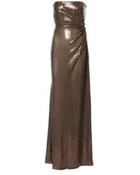 Alex Perry - Sequined Gathered Gown - Lyst