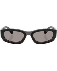 Miu Miu - Eyewear Rectangular Frame Sunglasses - Lyst