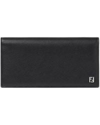 Fendi - Full-Grain Leather Wallet - Lyst