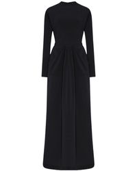The Row - Draped-Detail Maxi Dress - Lyst
