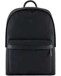 Emporio Armani - Zippered Backpack - Lyst