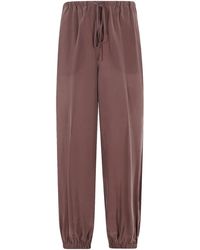Seventy - Drawstring Casual Pants - Lyst