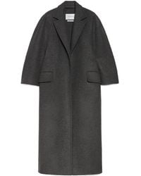 Max Mara - V-Neck Long-Sleeved Coat - Lyst