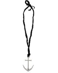 Balenciaga - Anchor Pendant Necklace - Lyst