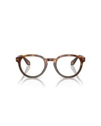 Giorgio Armani - Round Frame Glasses - Lyst