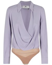 Elisabetta Franchi - Georgette Bodysuit - Lyst