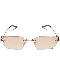 Gucci - Rectangular-Frame Sunglasses - Lyst