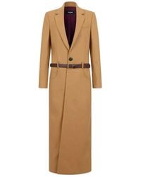 DSquared² - Low-Belt Coat - Lyst