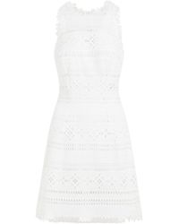 Ermanno Scervino - Fringed Sleeveless Mini Dress - Lyst
