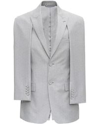Dior - Homme Striped Sleeveless Jacket - Lyst