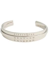 MM6 by Maison Margiela - Metal Bracelet - Lyst