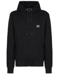 Dolce & Gabbana - Zip-Up Jersey Hoodie - Lyst
