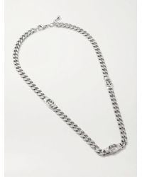 Gucci - Interlocking Chain Necklace - Lyst